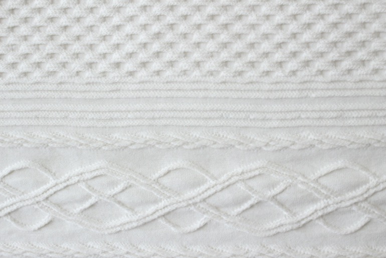 JC綿ジャガードニット　アラン